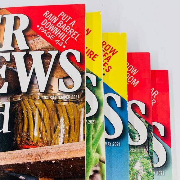 Mother Earth News Magazines 2021 Sustainable Living Homesteading Off Grid Garden - Picture 5 of 8